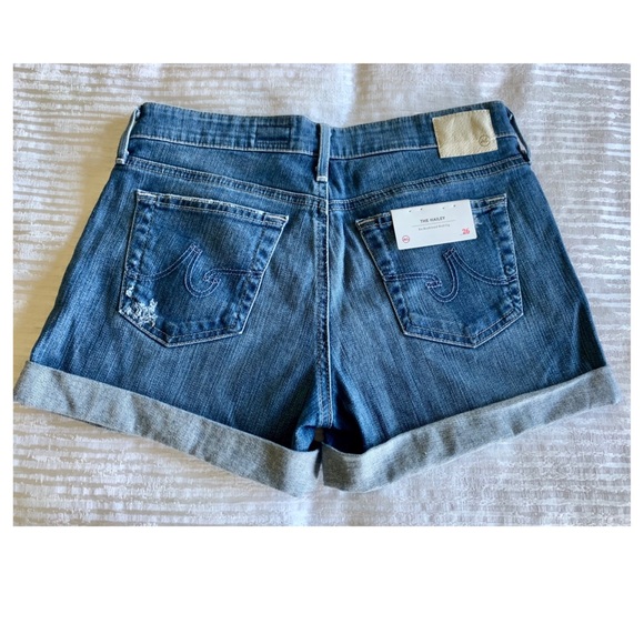 SOLD- AG Jeans Hailey Ex-Boyfriend Roll-up Short - Picture 4 of 8